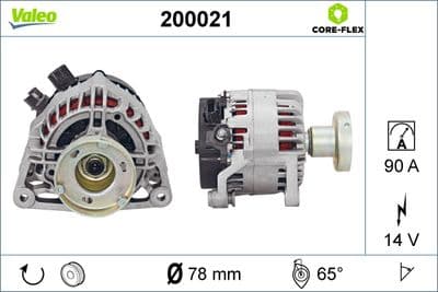 Alternador VALEO 200021