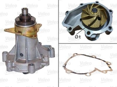 Bomba de agua, refrigeración del motor VALEO 506078