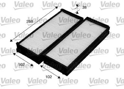 Filtro, aire del interior VALEO 715529
