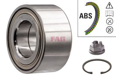 Juego de balero de rueda Schaeffler FAG 713 6312 30