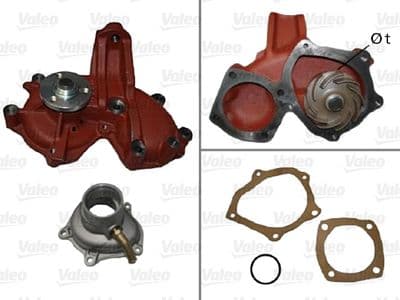 Bomba de agua, refrigeración del motor VALEO 506562