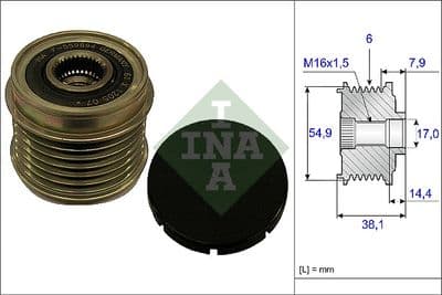 Rueda libre del alternador Schaeffler INA 535 0176 10