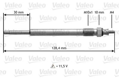 Bujía de precalentamiento VALEO 345179