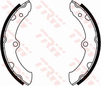 Juego de zapatas de frenos TRW GS8464