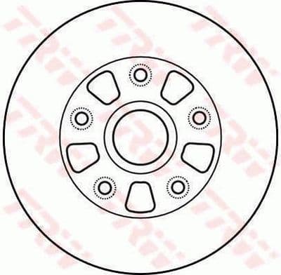 Disco de freno TRW DF4009