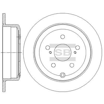Disco de freno Hi-Q SD4628