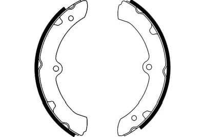 Juego de zapatas de frenos Kavo Parts BS-9920