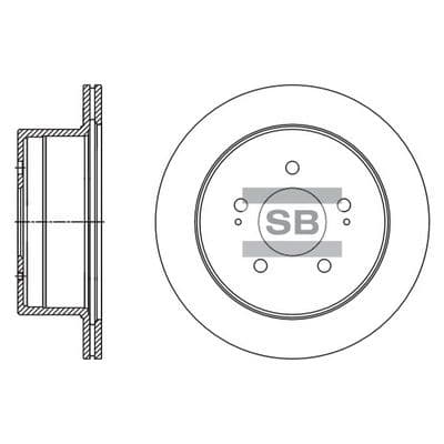 Disco de freno Hi-Q SD1129