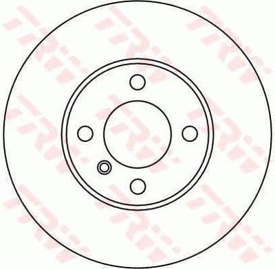 Disco de freno TRW DF1553