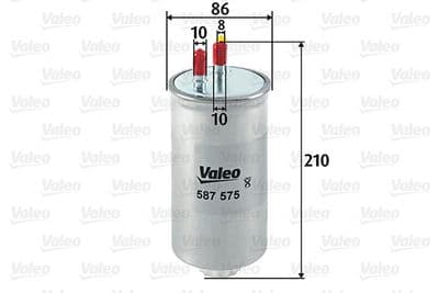 Filtro combustible VALEO 587575