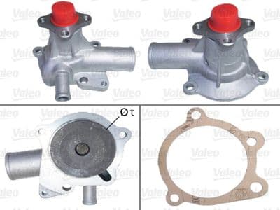 Bomba de agua, refrigeración del motor VALEO 506858