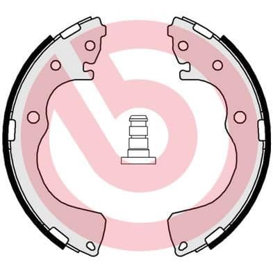 Juego de zapatas de frenos BREMBO S 49 525