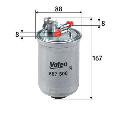 Filtro combustible VALEO 587506