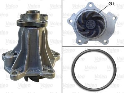 Bomba de agua, refrigeración del motor VALEO 506047