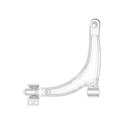 Brazo oscilante, suspensión de ruedas CTR CQ1288L