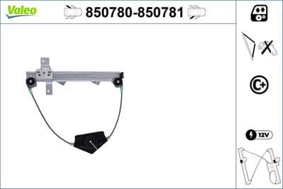 Elevador para ventanas VALEO 850780