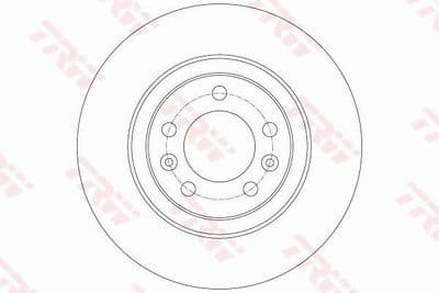 Disco de freno TRW DF6134