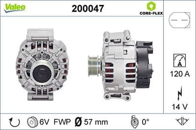 Alternador VALEO 200047