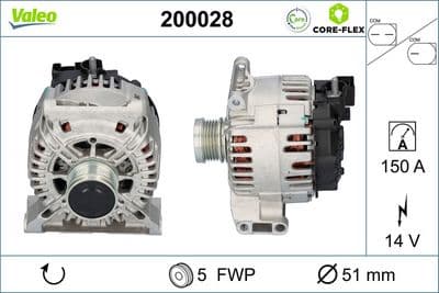 Alternador VALEO 200028