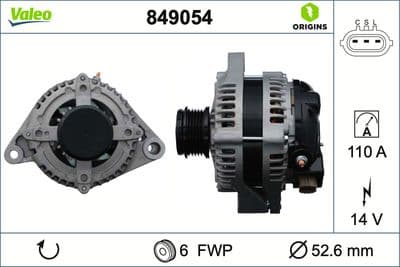 Alternador VALEO 849054
