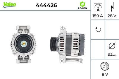 Alternador VALEO 444426