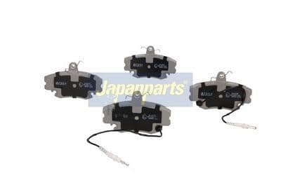 Juego de balatas de freno JAPANPARTS PA-0037AF