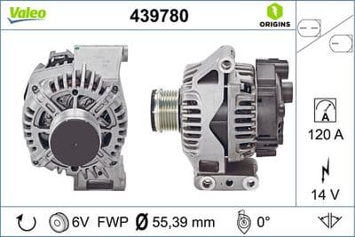 Alternador VALEO 439780