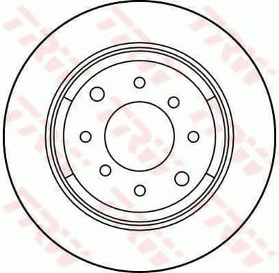 Disco de freno TRW DF1701