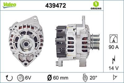 Alternador VALEO 439472