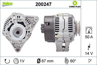 Alternador VALEO 200247