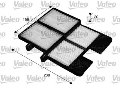 Filtro, aire del interior VALEO 715572