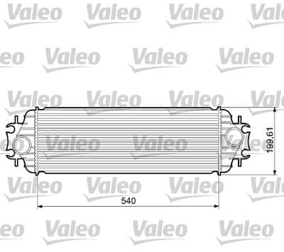 Radiador de aire de admisión VALEO 817554