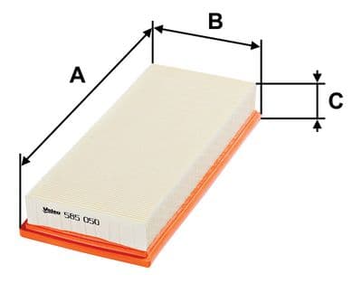Filtro de aire VALEO 585050