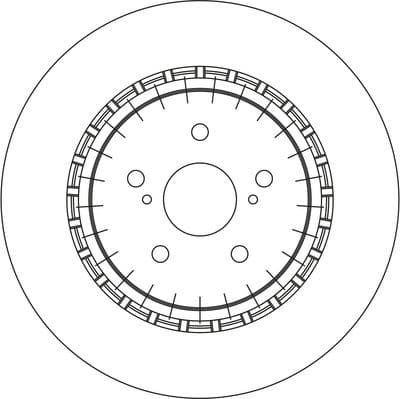 Disco de freno TRW DF4594S