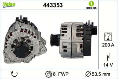 Alternador VALEO 443353