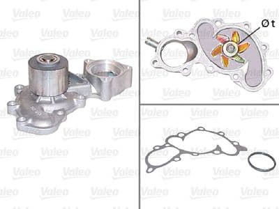Bomba de agua, refrigeración del motor VALEO 506608