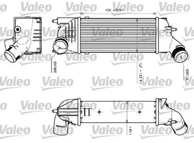 Radiador de aire de admisión VALEO 817639