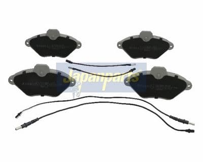 Juego de balatas de freno JAPANPARTS PA-0629AF