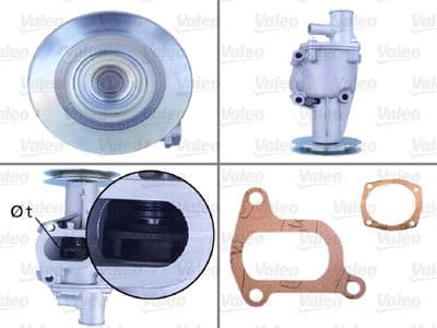 Bomba de agua, refrigeración del motor VALEO 506079