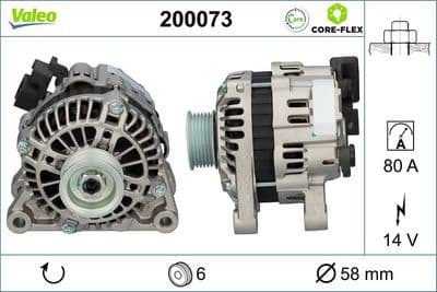 Alternador VALEO 200073