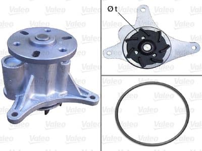 Bomba de agua, refrigeración del motor VALEO 506952