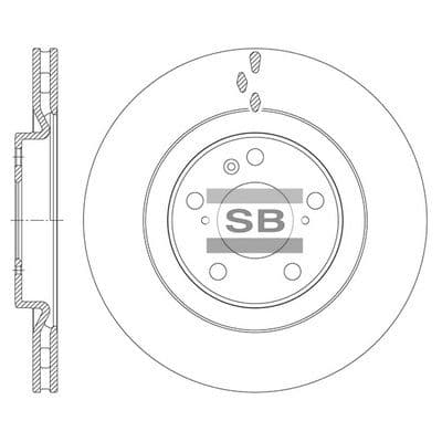 Disco de freno Hi-Q SD8534