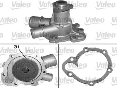 Bomba de agua, refrigeración del motor VALEO 506286