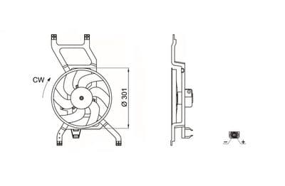 Ventilador, refrigeración del motor MAHLE CFF 661 000S