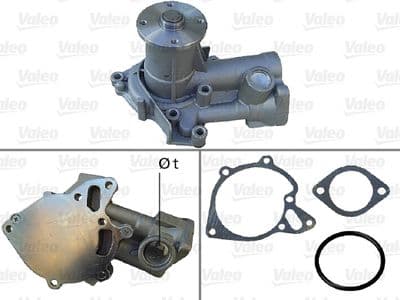 Bomba de agua, refrigeración del motor VALEO 506778