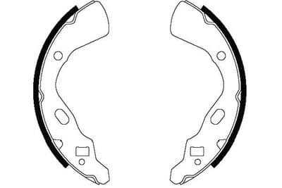 Juego de zapatas de frenos Kavo Parts KBS-4410