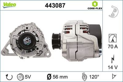 Alternador VALEO 443087