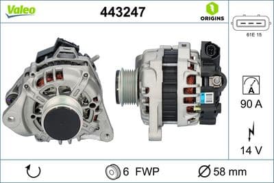 Alternador VALEO 443247