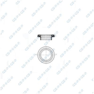 Balero, base de amortiguador GSP 537079