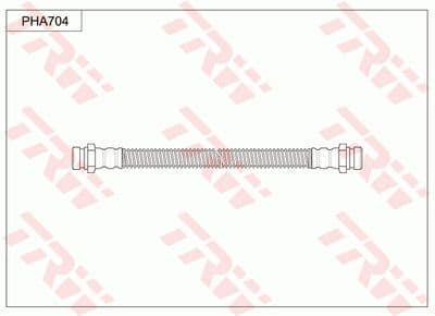 Manguera de frenos TRW PHA704